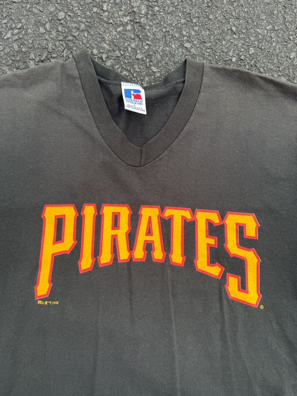 MLB × Russell Athletic × Vintage 1998 Pittsburgh Pirates Russell Vintage 90’s Baseball Jersey Size US L / EU 52-54 / 3 - 2 Thumbnail