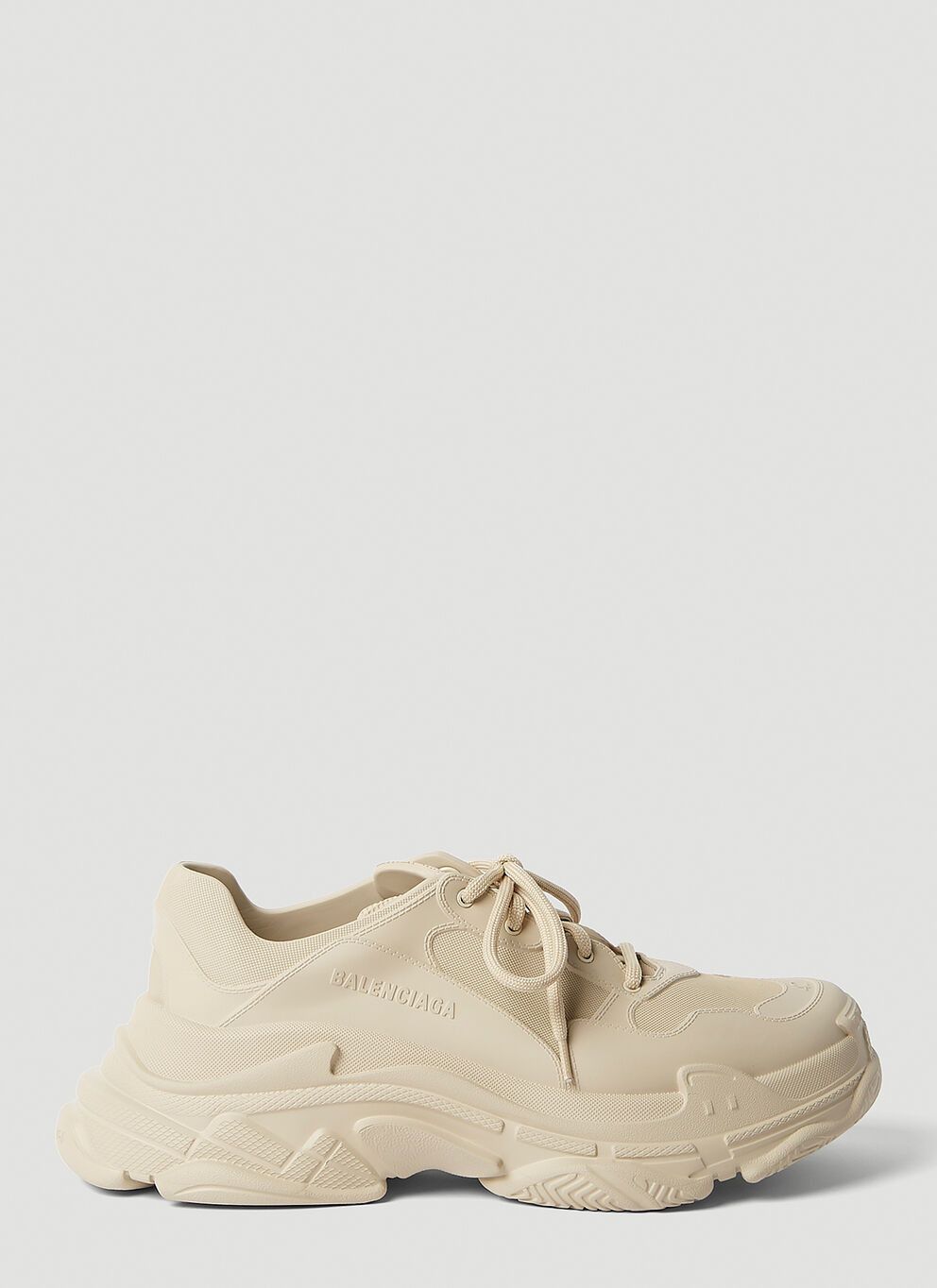 image of Balenciaga Triple S Mold Sneakers in Beige, Women's (Size 10)