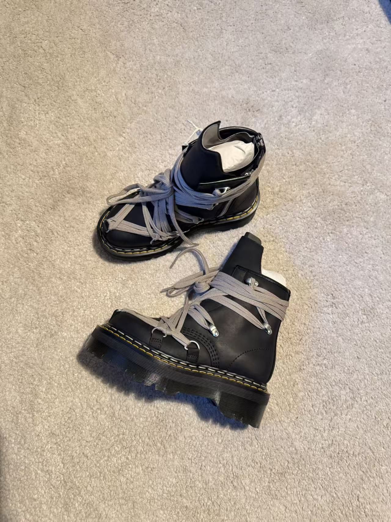 Dr. Martens × Rick Owens Rick Owens Dr Marten 1460 Megalace Quad