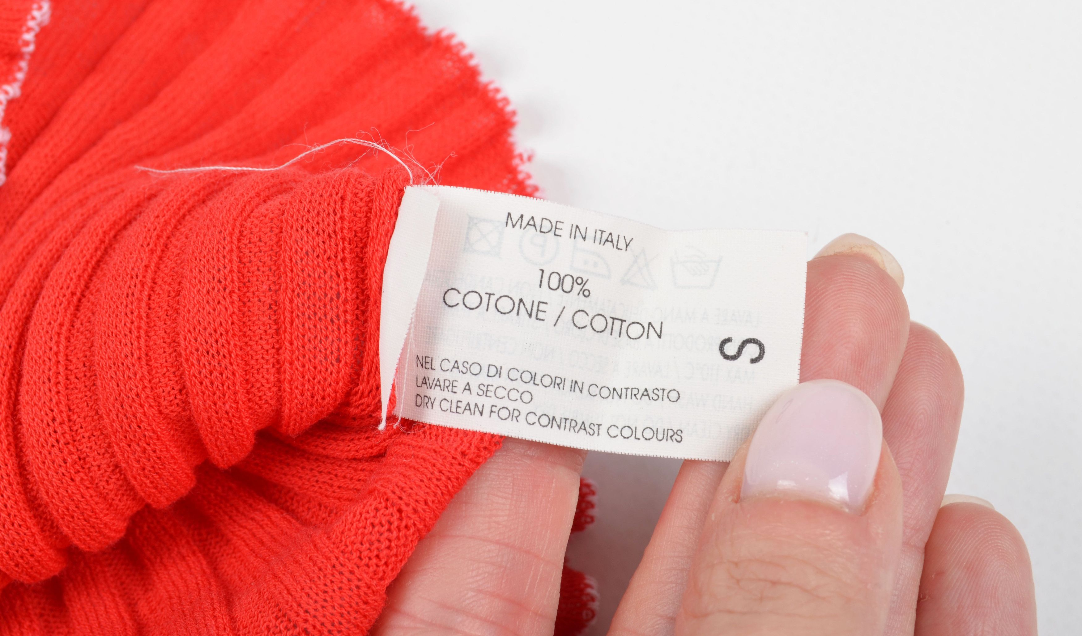 Designer Francois Didie Vintage 90's Italian Red Rib Knit Top Size S / US 4 / IT 40 - 7 Thumbnail