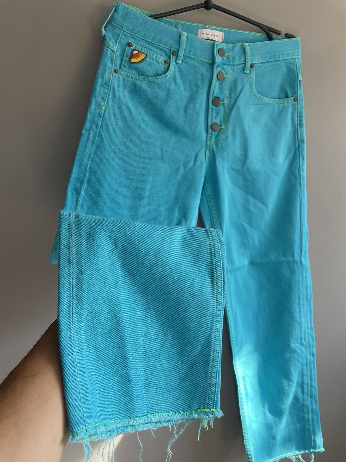 Mira Mikati Mira Mikati y2k Cotton Leans pants size eu36 Size 36" / US 14 / IT 50 - 3 Thumbnail