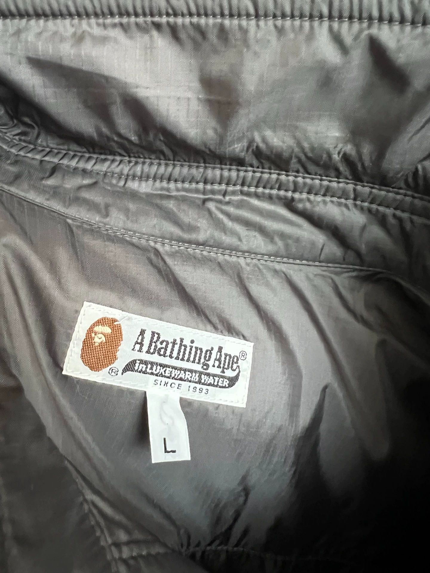Bape Bape Shirt Down Jacket Nylon 80% Down L Size US L / EU 52-54 / 3 - 8 Thumbnail