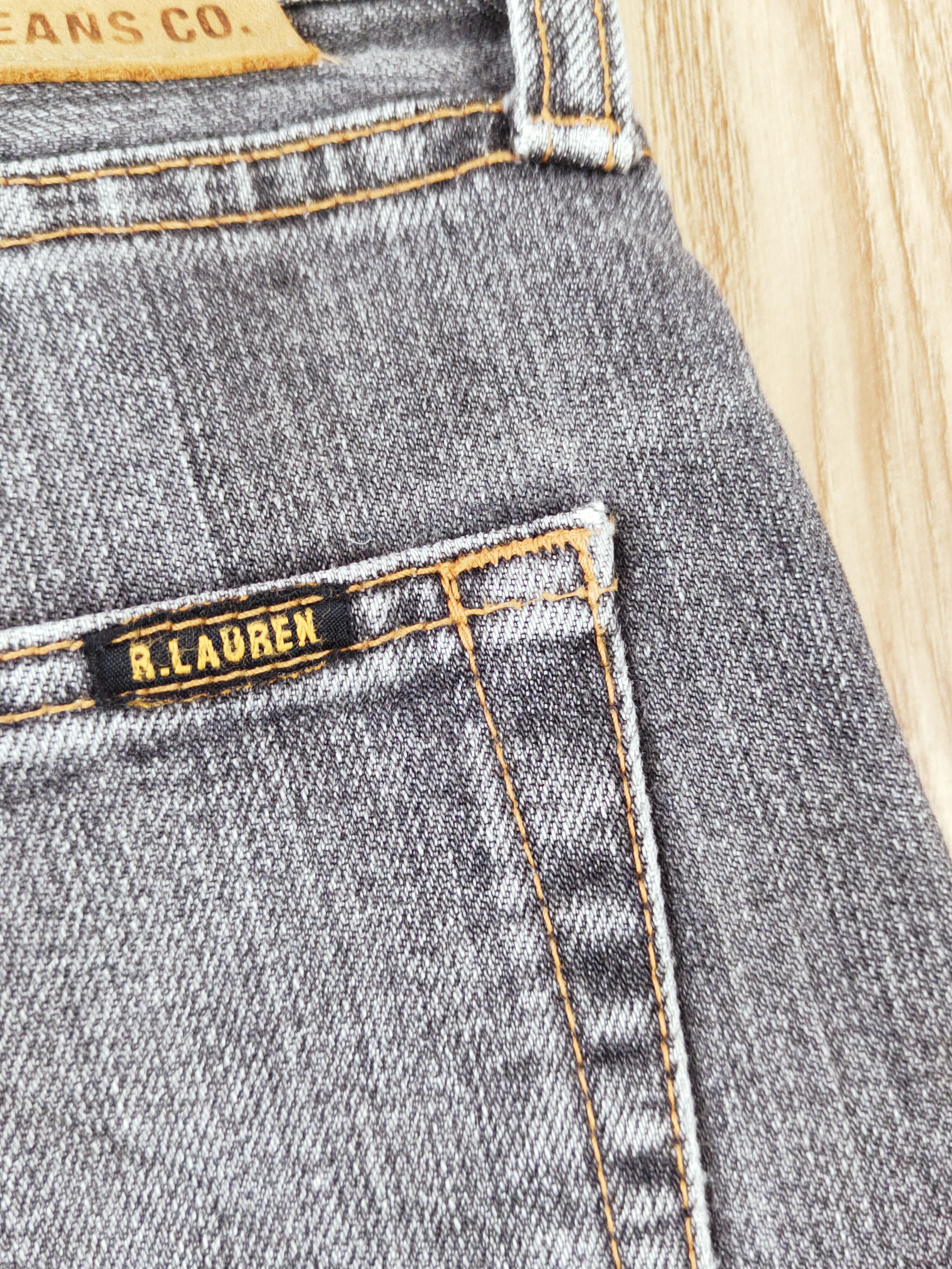Polo Ralph Lauren R.Lauren Black Faded Distressed Ripped Jeans #W935 Size US 31 - 10 Thumbnail