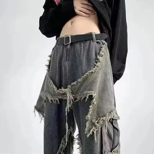 Jean Embroidered STAR Denim Jeans Size US 32 / EU 48 - 3 Thumbnail