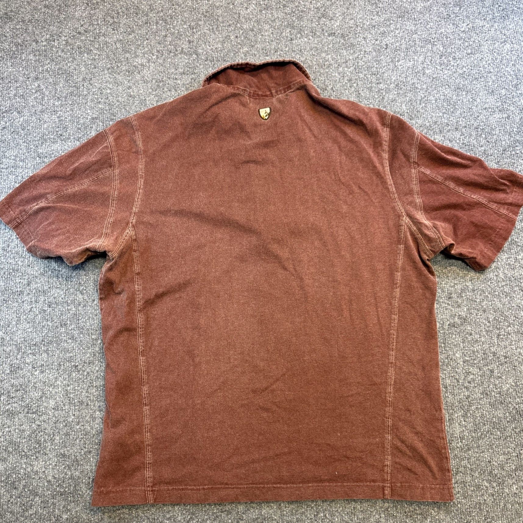 Vintage Kuhl Polo Shirt Mens XL Burgundy Wine 1/4 Zip Collared Golf Outdoor Athletic Polo Shirt Mens XL Burgundy Wine 1/4 Zip Collared Golf Outdoor Athletic Size US XL / EU 56 / 4 - 6 Thumbnail