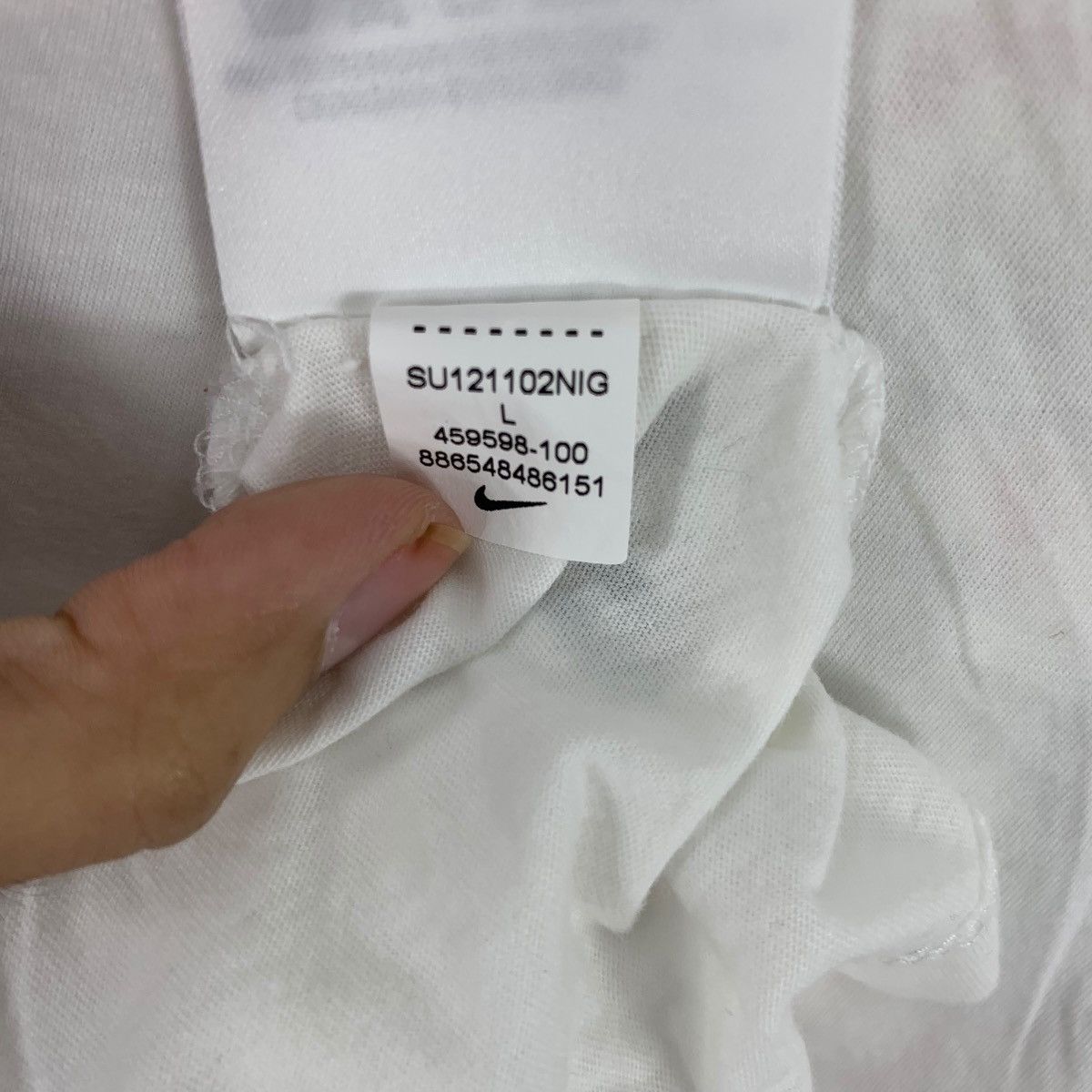 Nike NIKE THE ATHLETIC DEPT Pathwork Logo Tee Shirt Top Size L / US 10 / IT 46 - 11 Thumbnail