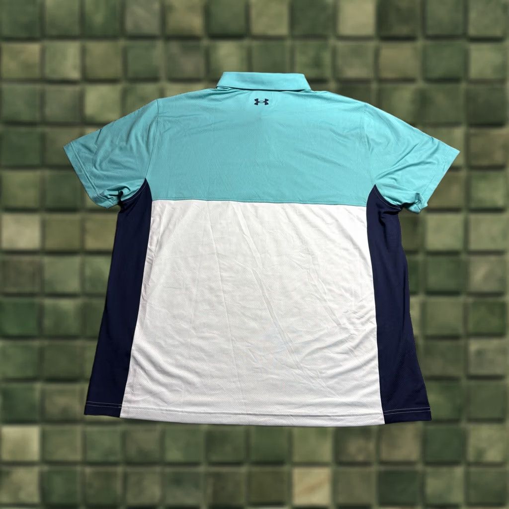 Under Armour Under Armour Performance Polo Shirt Mens 3XL Short Sleeve Colorblock Polo Shirt Mens 3XL Colorblock Blue Sports Golf Casual Activewear Mens Size US XXL / EU 58 / 5 - 1 Thumbnail