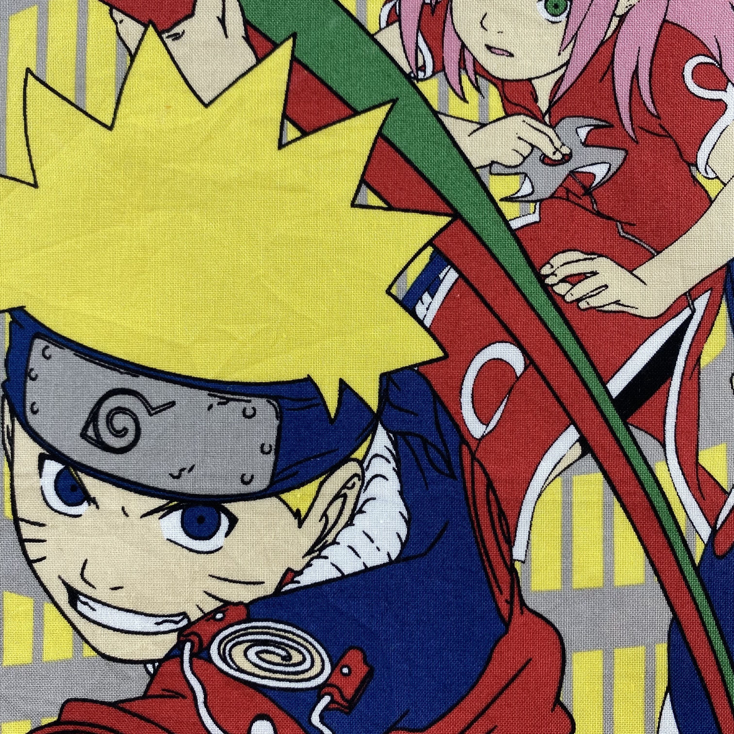 Vintage Naruto Neckerchief / Bandana / Handkerchief-P517 Size ONE SIZE - 4 Thumbnail