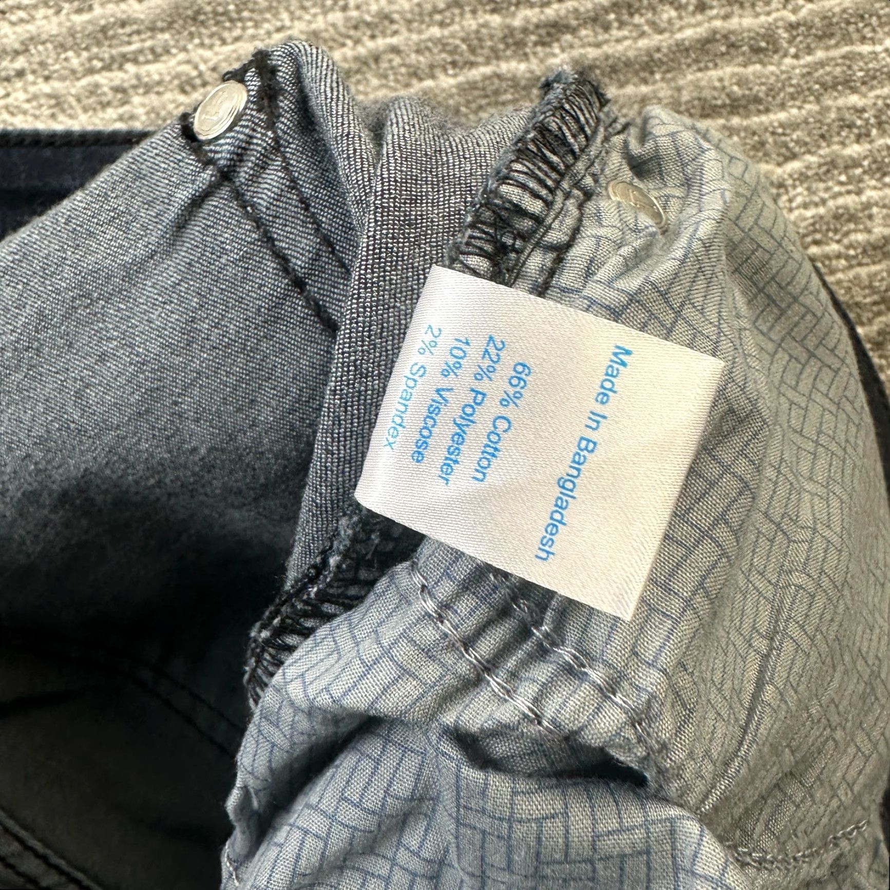True Religion Twillory Jeans Mens 32x32 Blue Denim Pants Stretch Trim Fit Regular 5-Pocket Belt Loops Blue Size US 32 / EU 48 - 6 Thumbnail