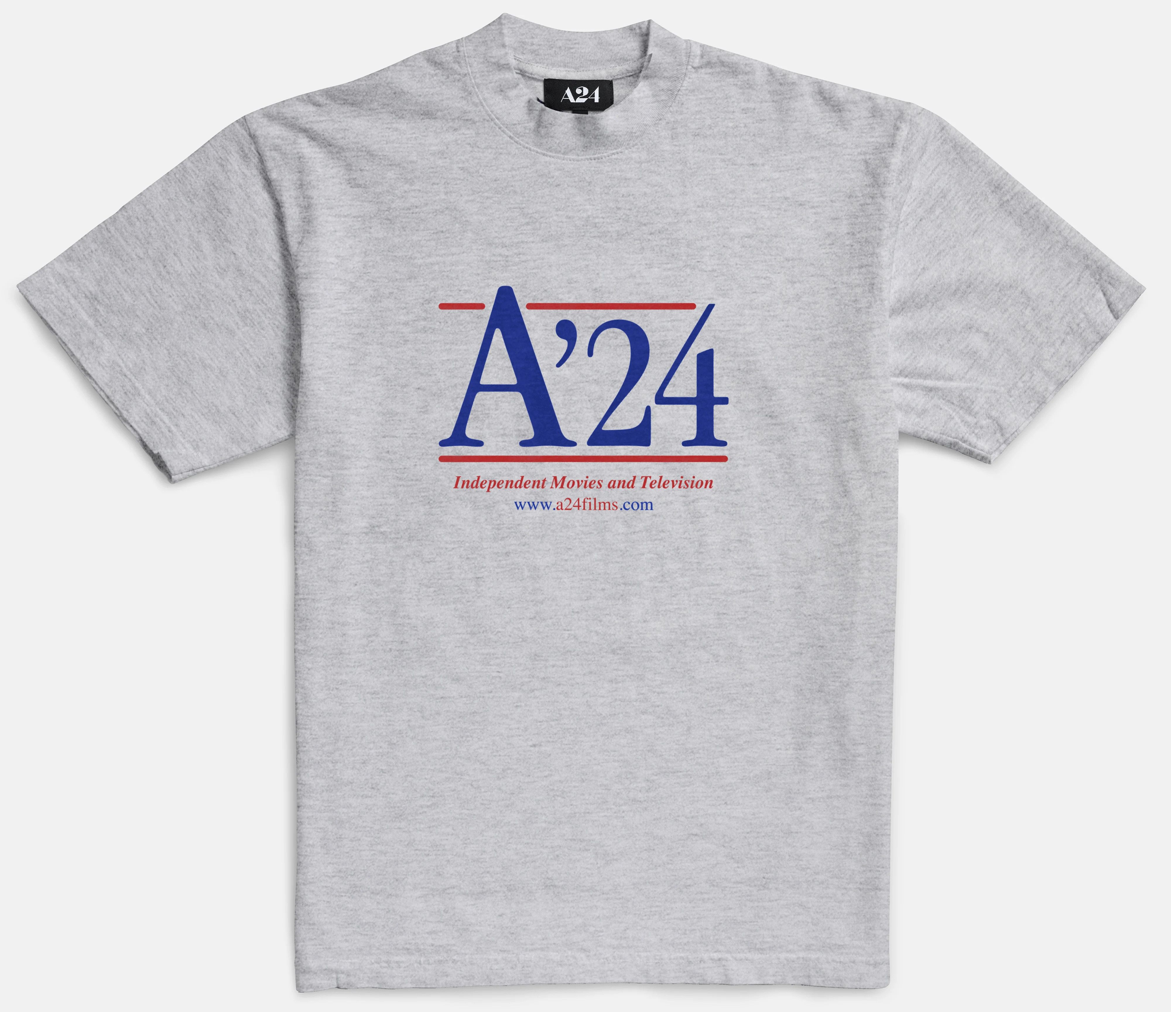 A24 a24 A'24 Election Tee T-Shirt Gray Independent Movies & TV Size US L / EU 52-54 / 3 - 1 Thumbnail
