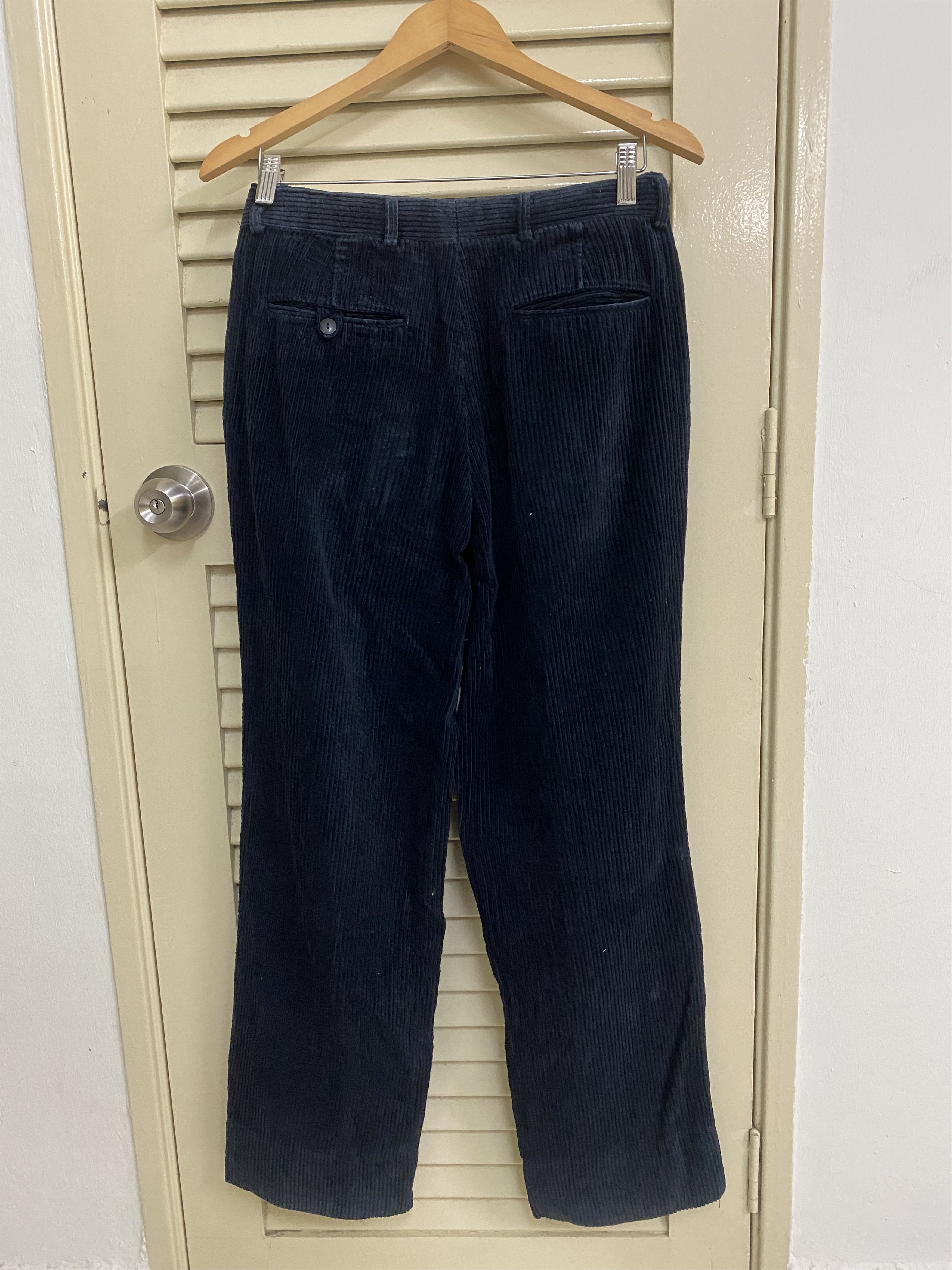 Moschino Vintage Moschino Wide Leg Corduroy Trouser Pants Size US 29 - 2 Thumbnail