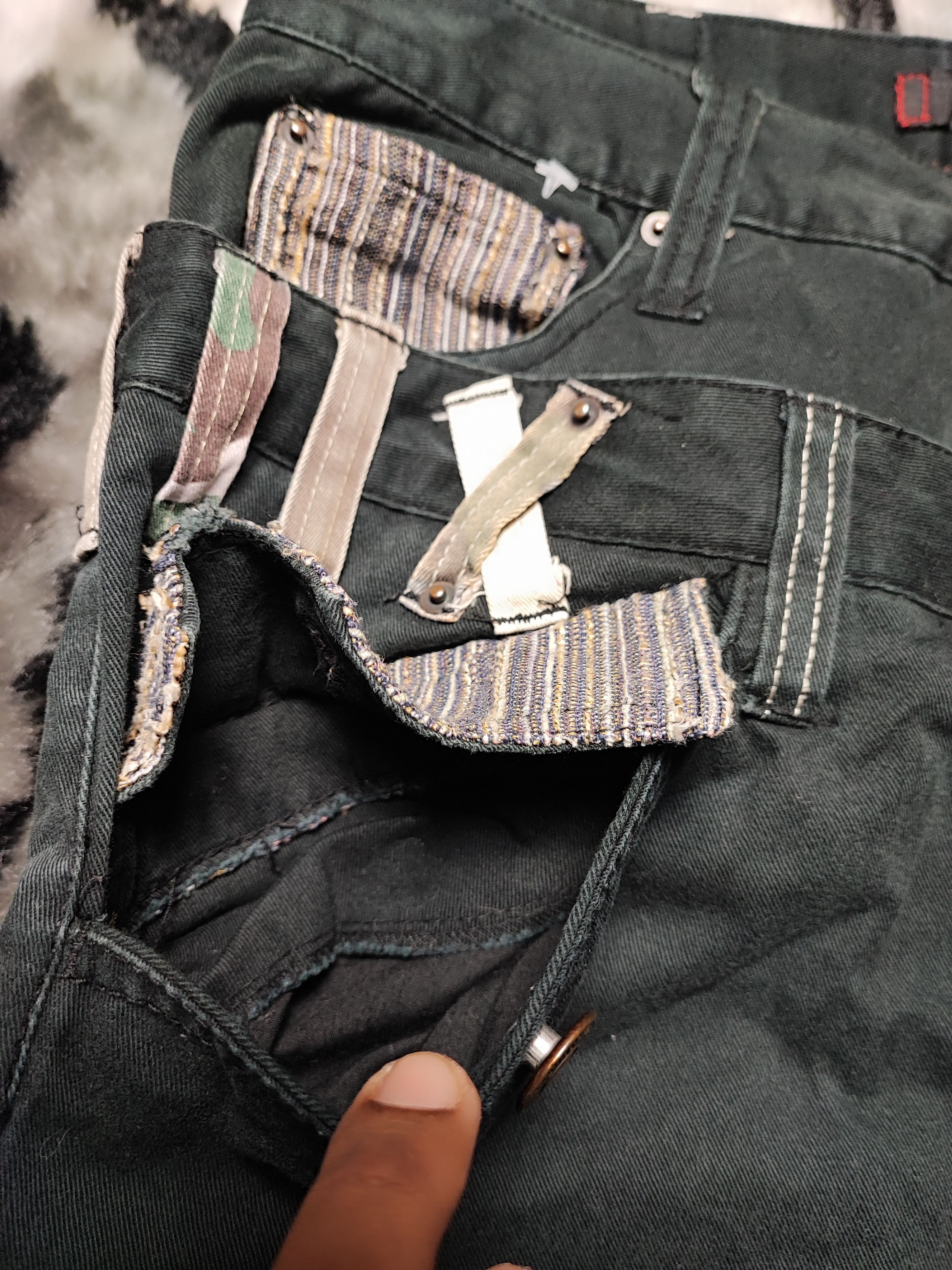 If Six Was Nine × Japanese Brand DOMINATE HANDCRAFTED DOUBLE WAIST JEANS Size US 30 / EU 46 - 8 Thumbnail