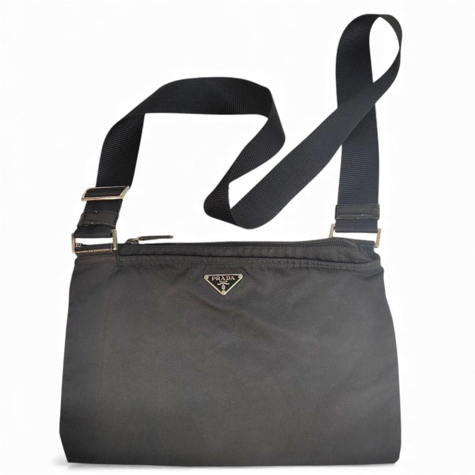 Prada Prada - Black Nylon Shoulder Bag Size ONE SIZE - 2 Thumbnail