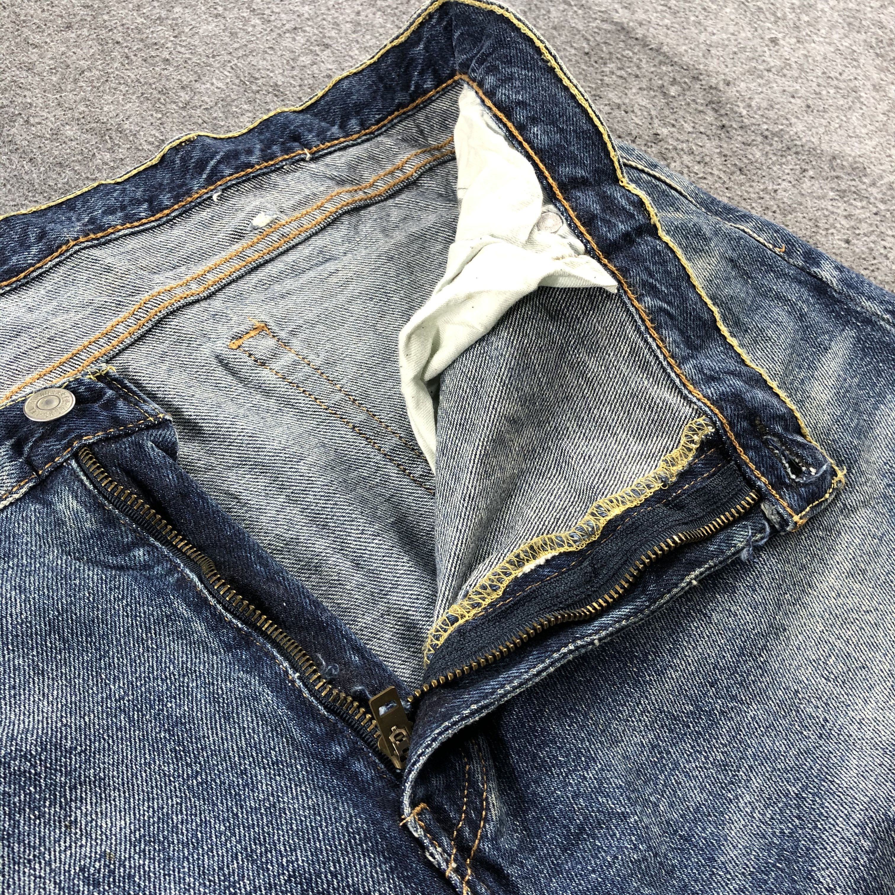 Levi's Vintage Blue Wash Levis 510 Jeans-J2666 Size US 42 / EU 58 - 11 Thumbnail