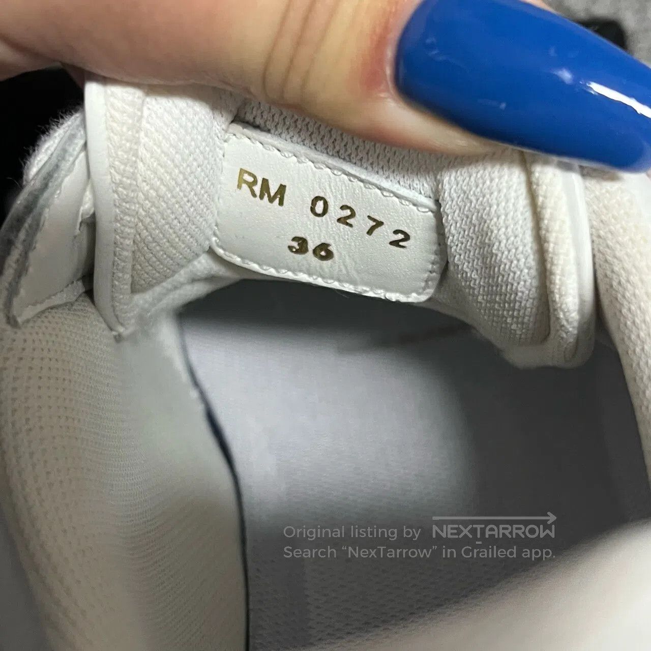 Celine CELINE Leather low-top slip-on shoes with lacing| Size US 5.5 / IT 35.5 - 4 Thumbnail