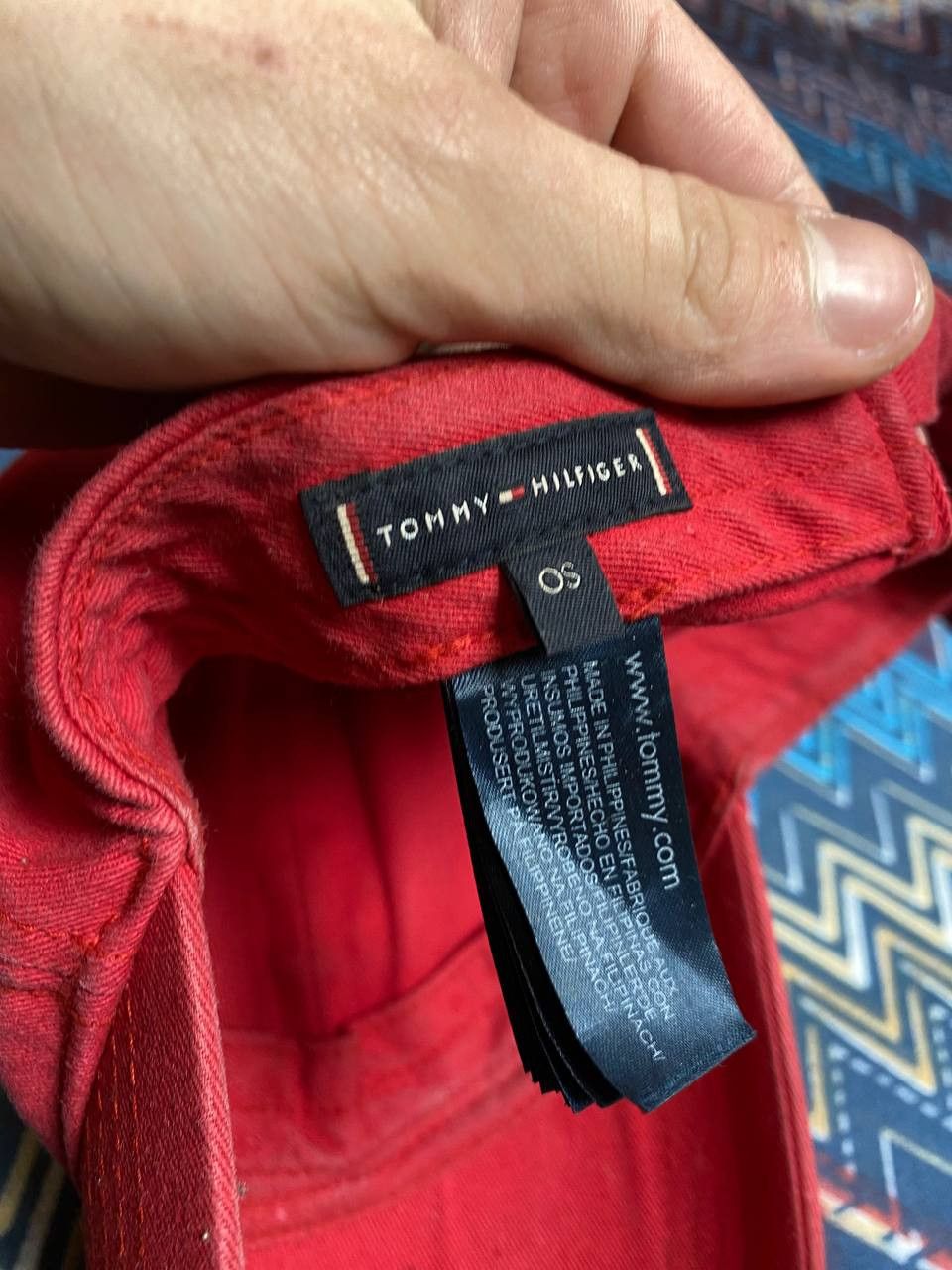 Tommy Hilfiger Hats red Vintage Tommy Hilfiger Cap Y2K streetwear Size ONE SIZE - 3 Thumbnail