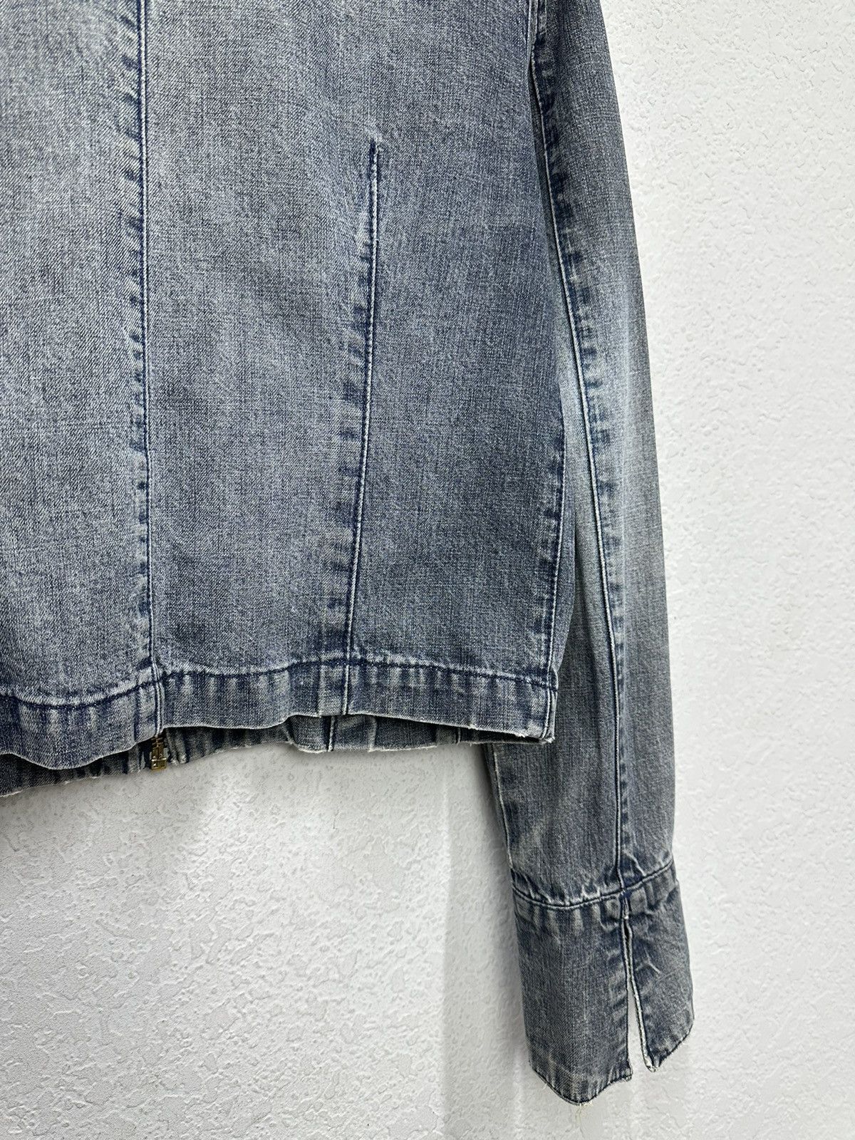 Dolce & Gabbana Vintage Distressed Denim Jacket Opium Archival Clothes Y2k Size M / US 6-8 / IT 42-44 - 11 Thumbnail