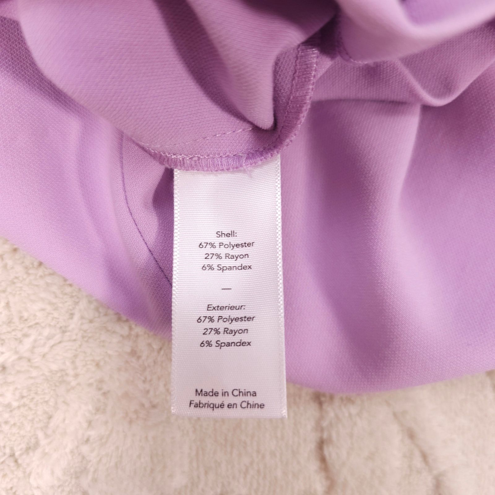 LIKELY Likely Short Sleeve Mini Dress Lilac Purple Sz 2 Size XS / US 0-2 / IT 36-38 - 8 Thumbnail