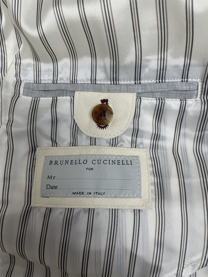 Brunello Cucinelli BRUNELLO CUCINELLI Mens Buttoned Straight Hem Jacket Size US M / EU 48-50 / 2 - 11 Thumbnail