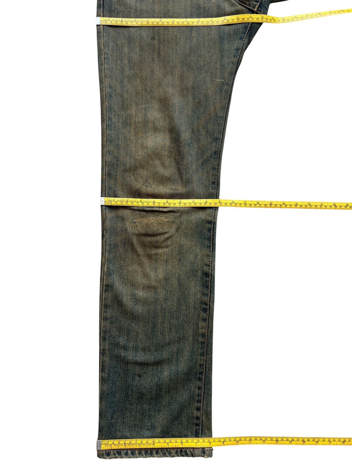 Edwin Vintage Edwin Distressed Mudwash Denim Jeans 33x34 Size US 33 - 13 Thumbnail