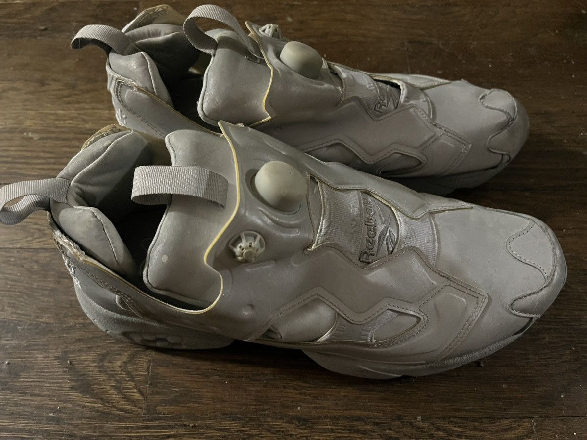 Reebok × Vetements Reebok x Vetements Grey Reflective InstaPump Fury Trainers Size US 11.5 / EU 44-45 - 3 Thumbnail