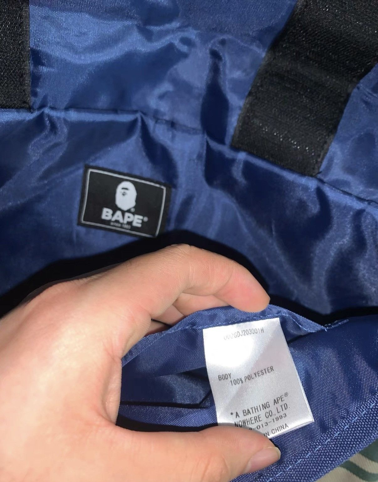 Bape BAPE OG Nigo era BAPE baby milo slogan crossbody bag Size ONE SIZE - 3 Thumbnail