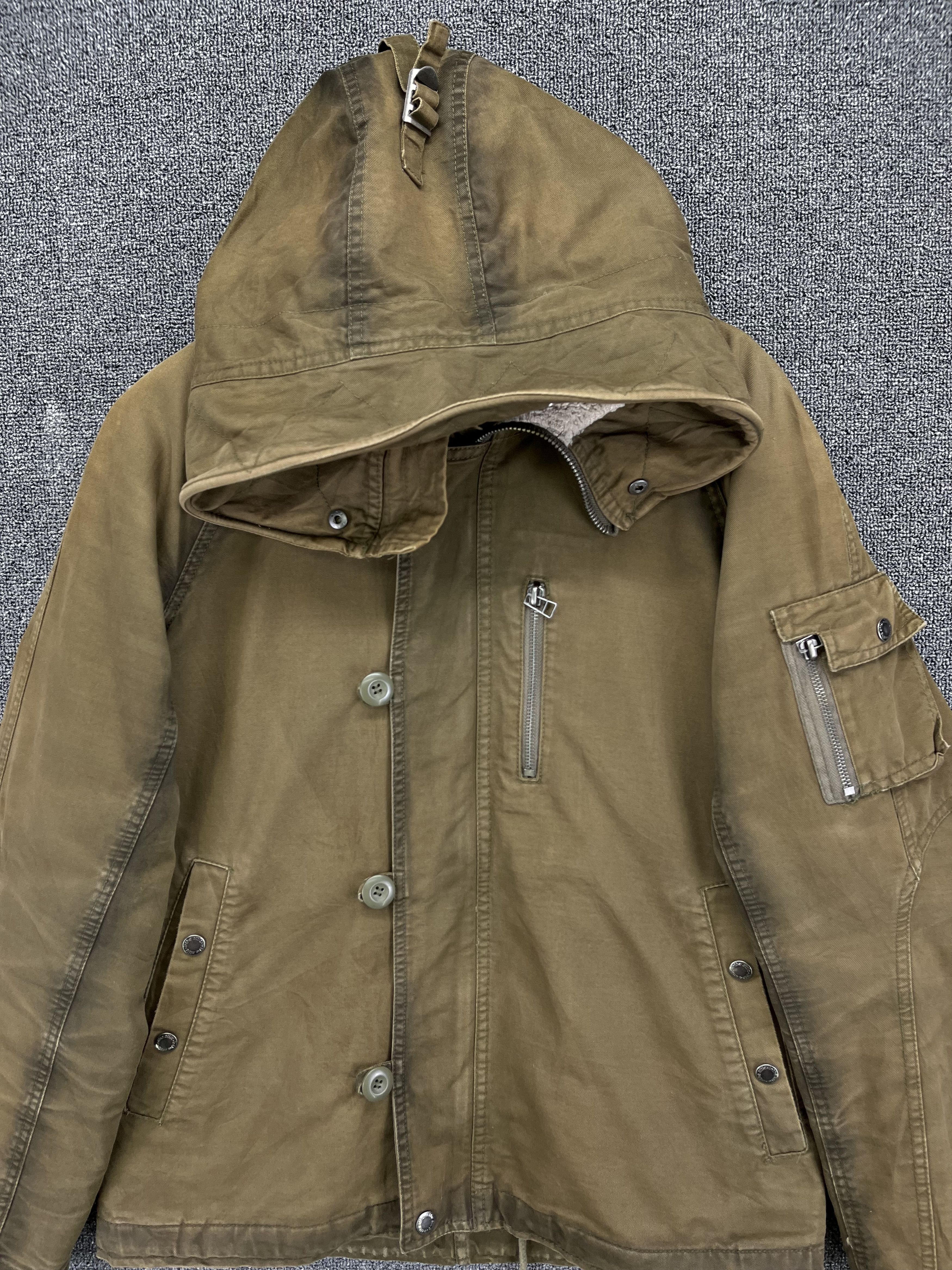 In The Attic Vintage In the Attic Hooded Rare Zip Up Jacket Size L / US 10 / IT 46 - 5 Thumbnail