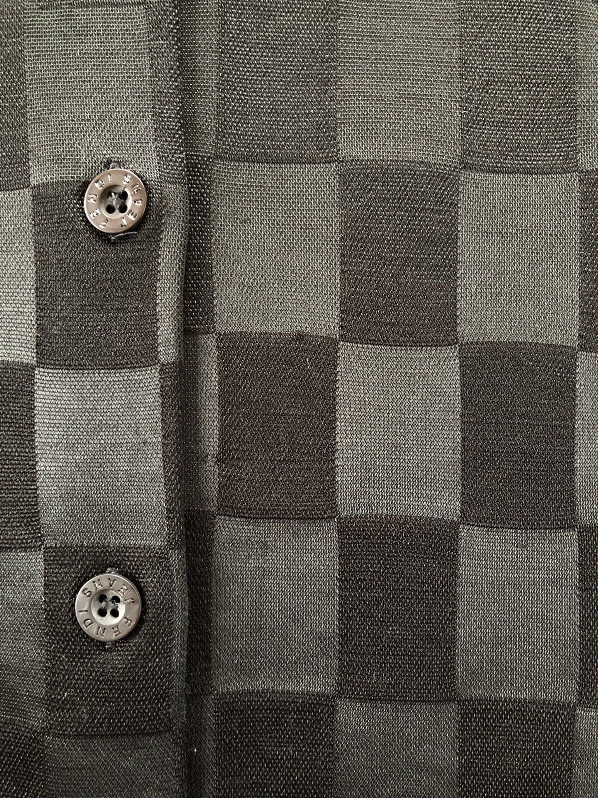 Fendi Vintage Fendi Zucca Button Up Blouse Size XS / US 0-2 / IT 36-38 - 8 Thumbnail