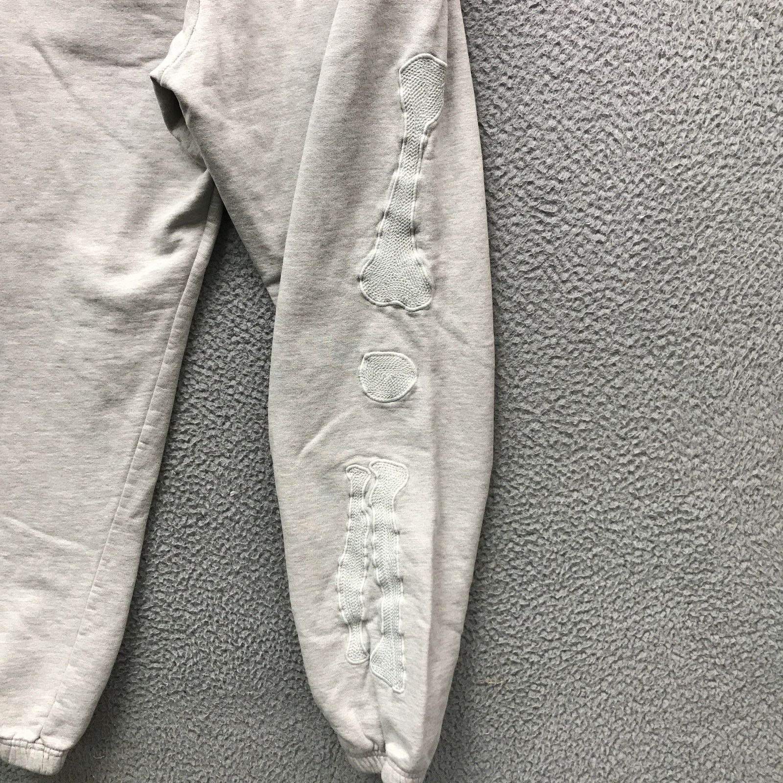 MNML mnml Jogger Sweatpants Mens Medium M Embroidered Gray White Size US 38 / EU 54 - 9 Thumbnail