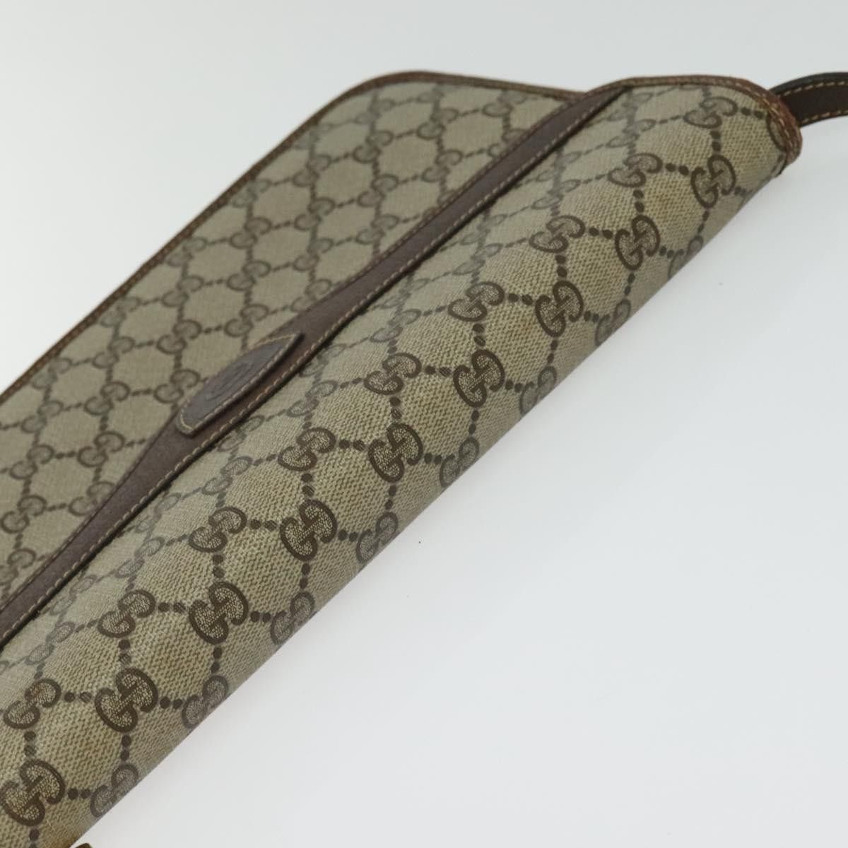 Gucci GUCCI GG Supreme Shoulder Bag Pvc Beige Gold 004 904 004 904 Size ONE SIZE - 6 Thumbnail