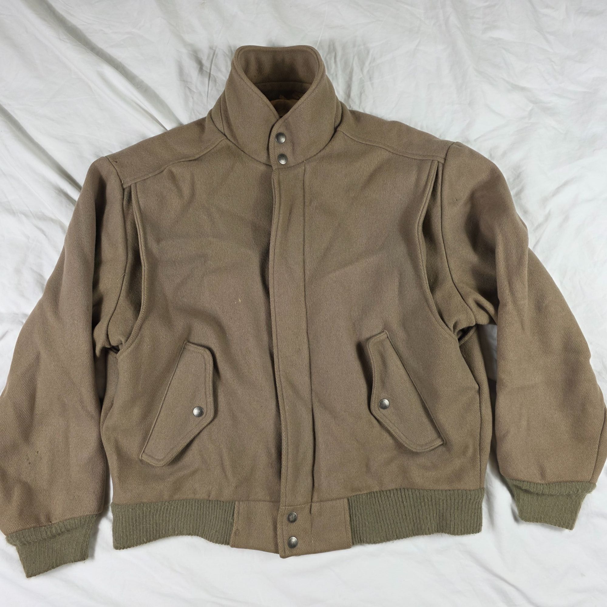Saks Fifth Avenue Saks Fifth Avenue Mens Size Large Wool Jacket Brown Full Zip Size US L / EU 52-54 / 3 - 1 Thumbnail