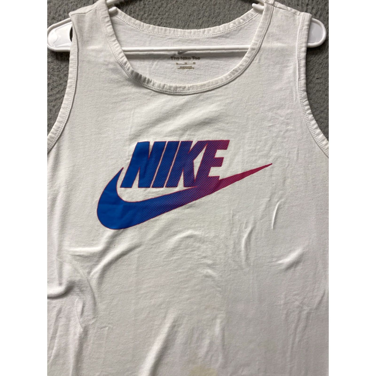 Nike VINTAGE Nike Tank Top Shirt Unisex Adults XL White Sleeveless Scoop Neck Activewear 2000s Size XL / US 12-14 / IT 48-50 - 2 Thumbnail