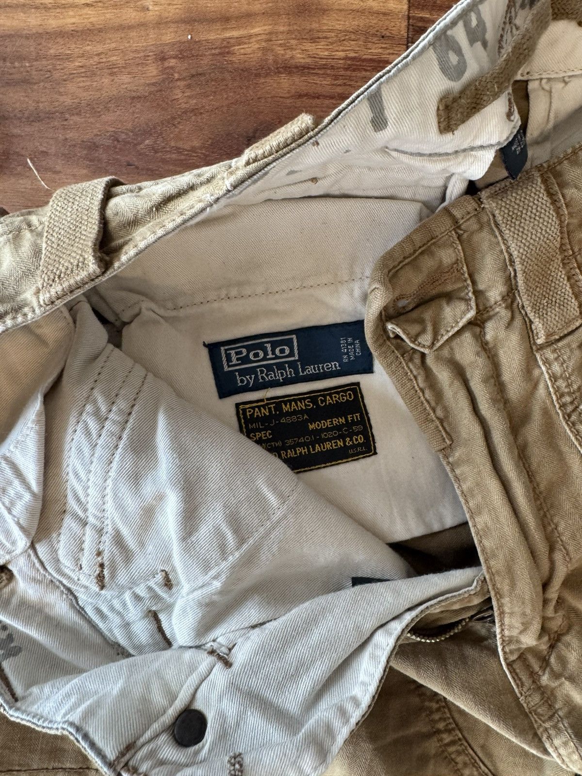 Polo Ralph Lauren RARE Vintage 90s Ralph Lauren Cargo pants Size US 32 / EU 48 - 7 Thumbnail