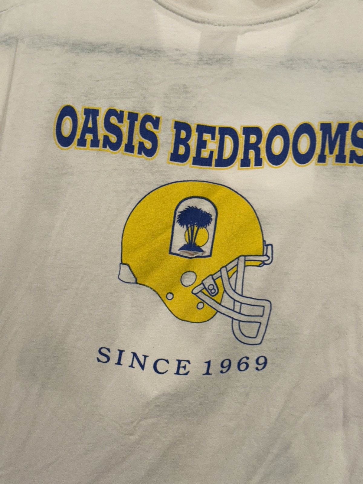 Hanes RARE Vintage 80s NFL Super Bowl Tee (Made in USA- Thrashed Size US XL / EU 56 / 4 - 5 Thumbnail