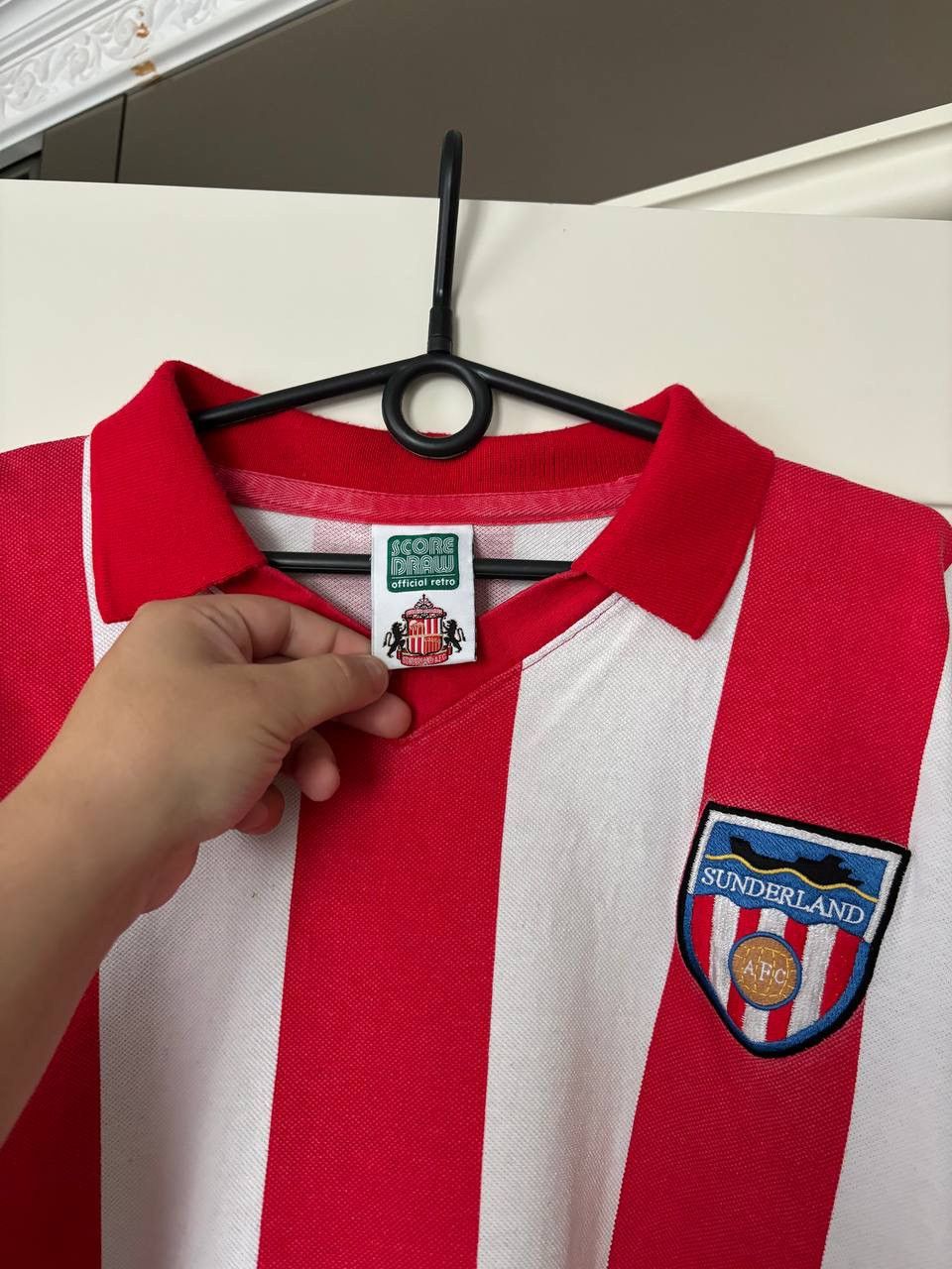 Vintage Vintage Sunderland Polo Jersey Football Soccer Score Draw Size US XXL / EU 58 / 5 - 7 Thumbnail
