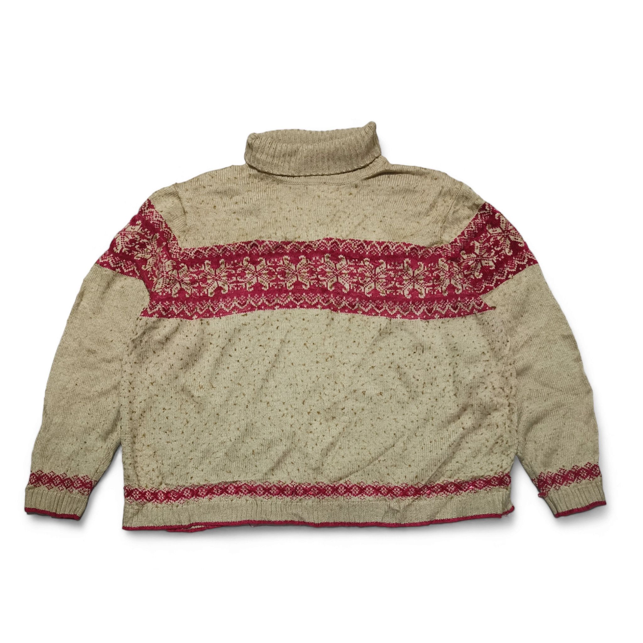 Other Vintage 90s VENEZIA JEANS Ethnic Motifs Knit Sweater Size L / US 10 / IT 46 - 1 Thumbnail