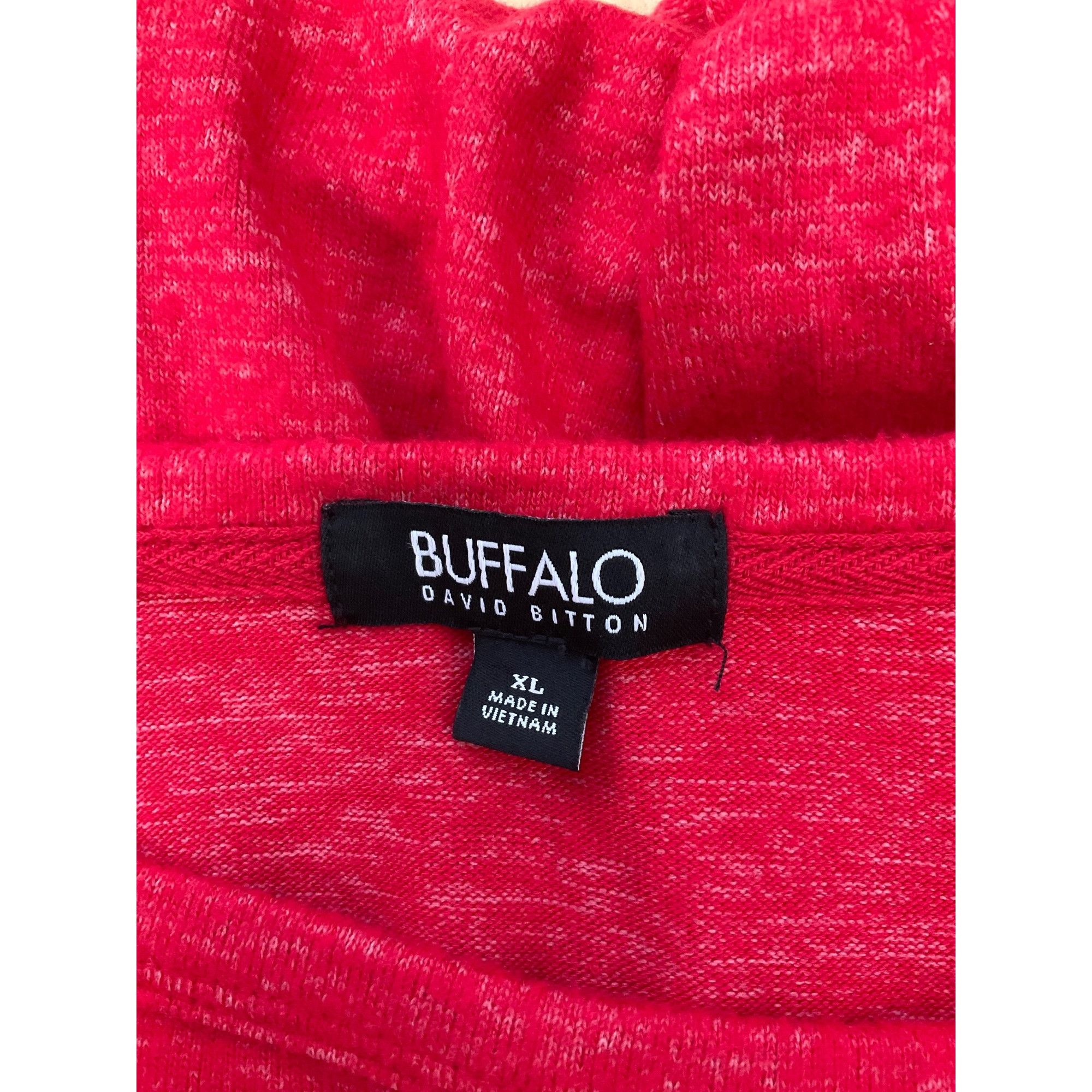 Buffalo David Bitton Buffalo David Bitton XL Red Long Sleeve Top With Subtle Hear Size XL / US 12-14 / IT 48-50 - 5 Thumbnail