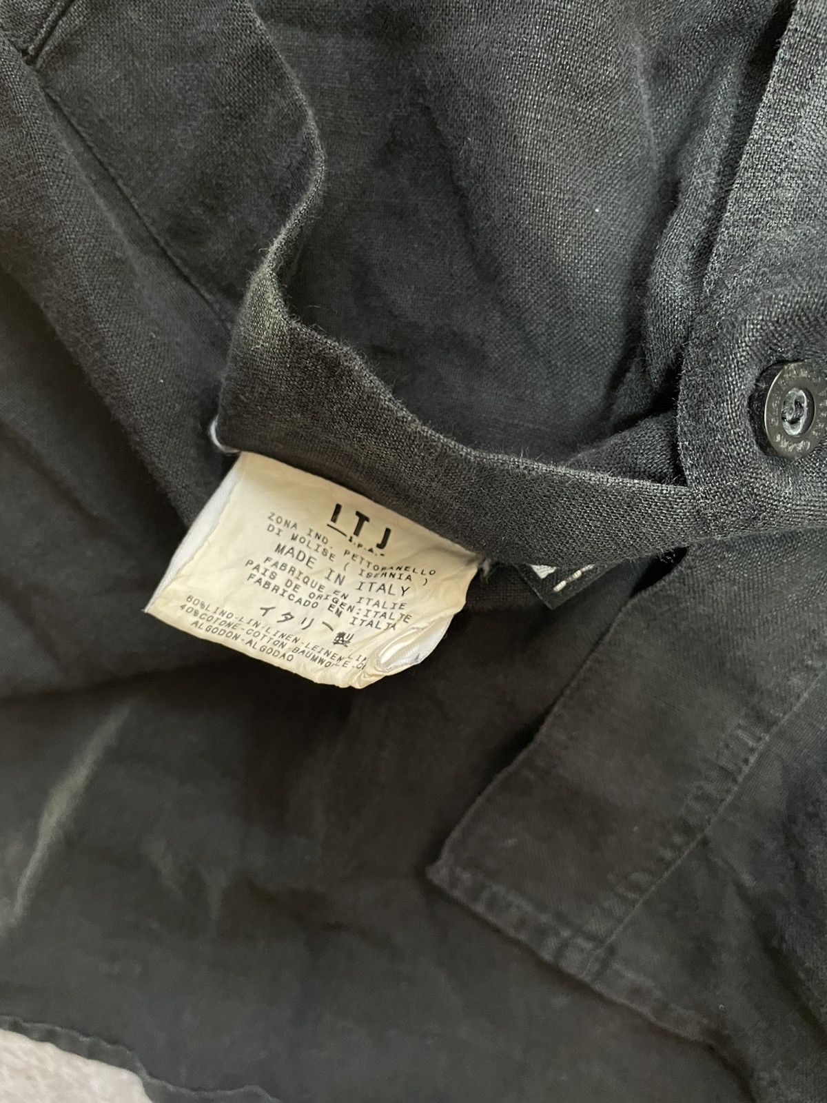 Gianfranco Ferre Vintage Gianfranco Ferre Shirt Collared linen flax Size US S / EU 44-46 / 1 - 8 Thumbnail
