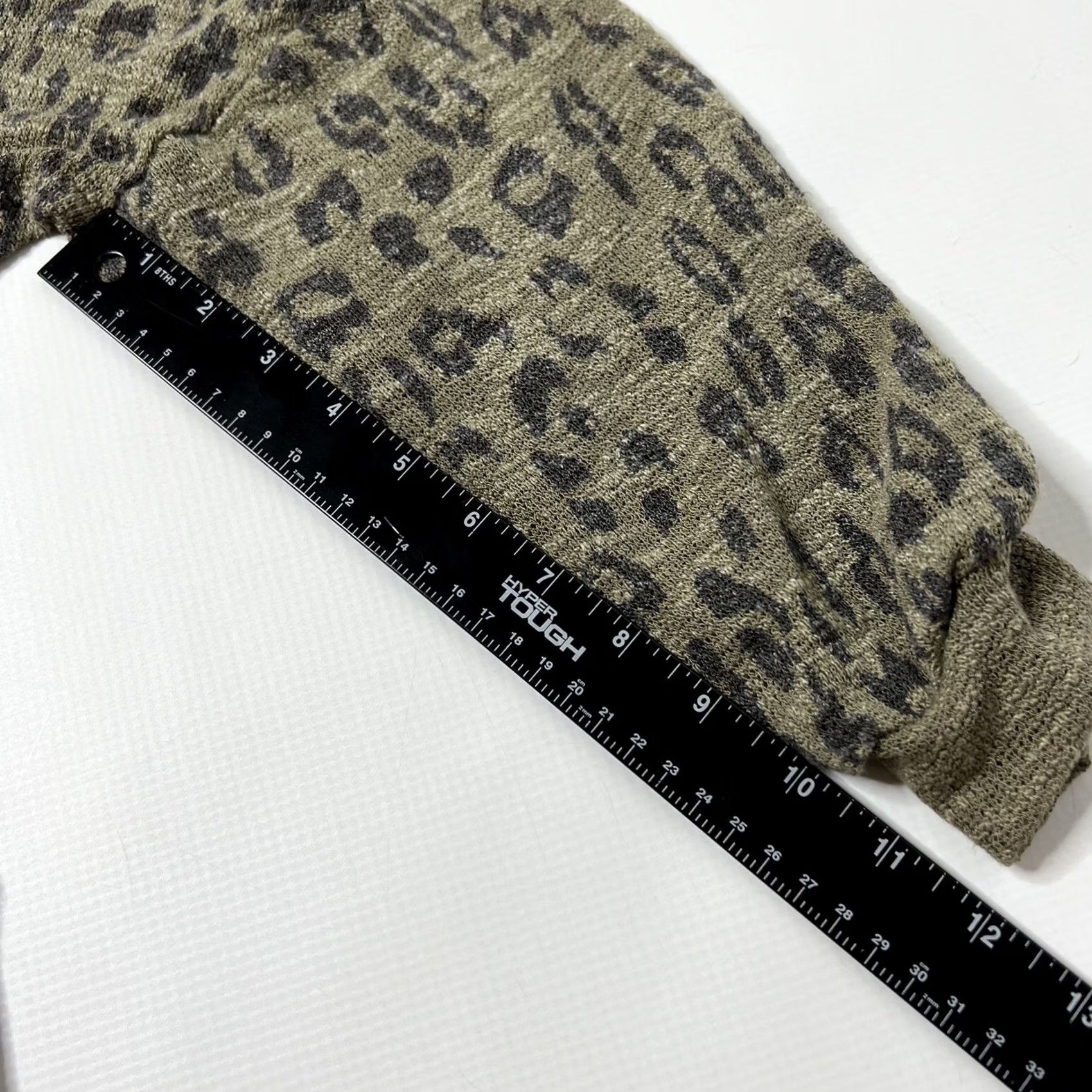 Vintage VINTAGE Daytrip Cardigan Womens S Cheetah Animal Print Open Knit Dolman Sleeve Relaxed Fit Casual Size S / US 4 / IT 40 - 8 Thumbnail