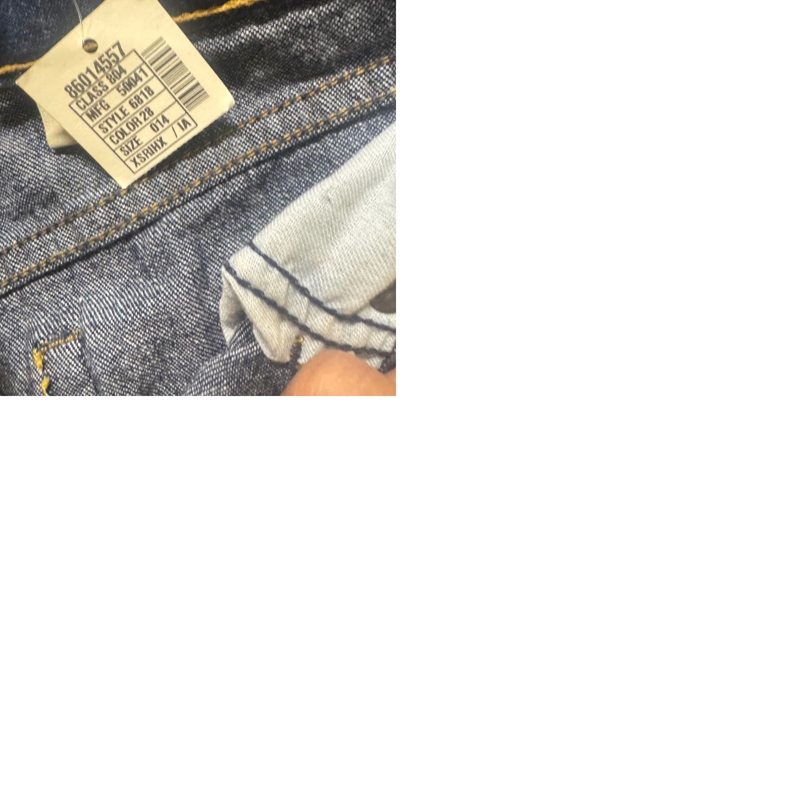 Denime VINTAGE Abercrombie & Fitch Denim Jeans Womens 14 Dark Washed Boots Cut/Bootcut? Size 36" / US 14 / IT 50 - 9 Thumbnail