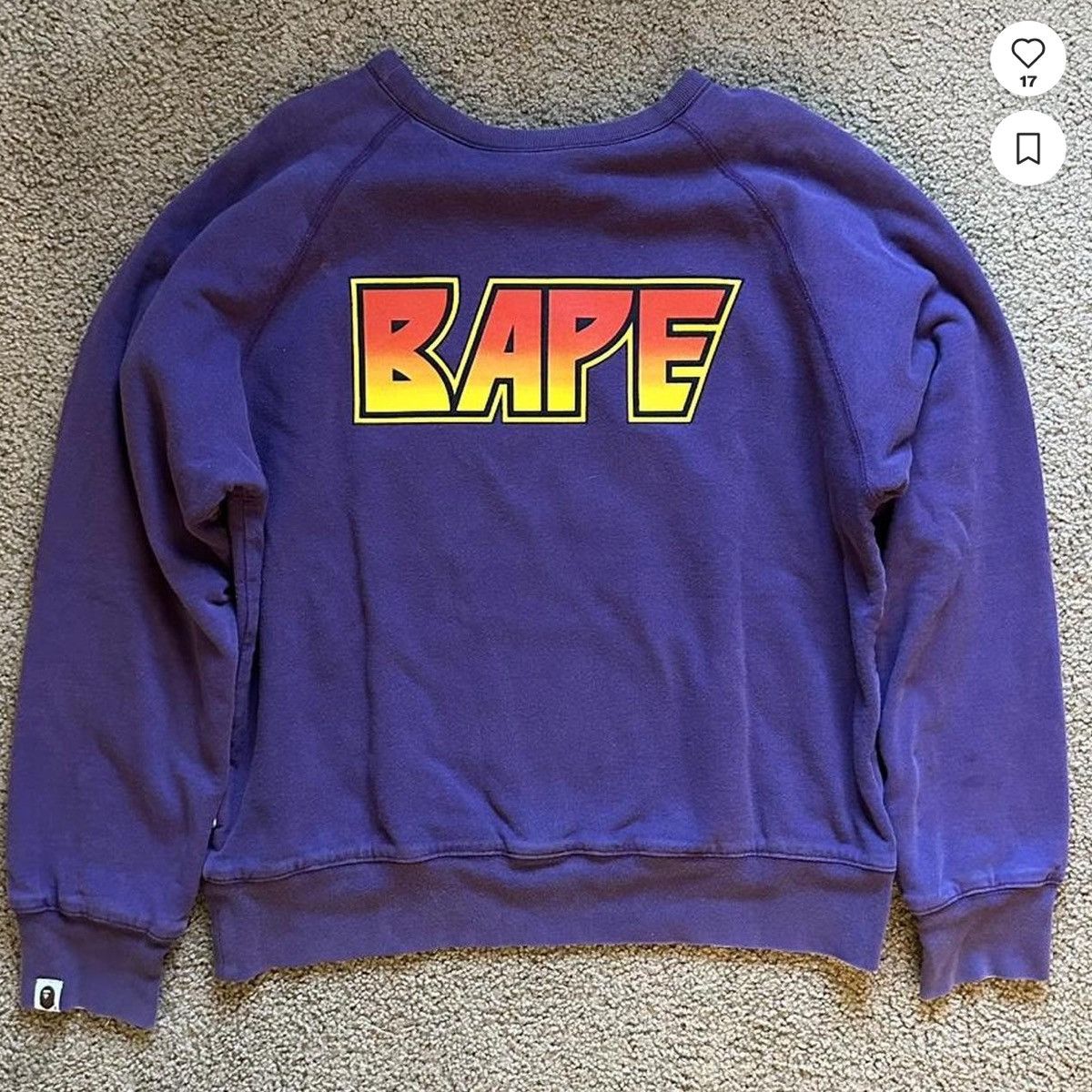 Bape Bape reversible crewneck Size US M / EU 48-50 / 2 - 3 Thumbnail