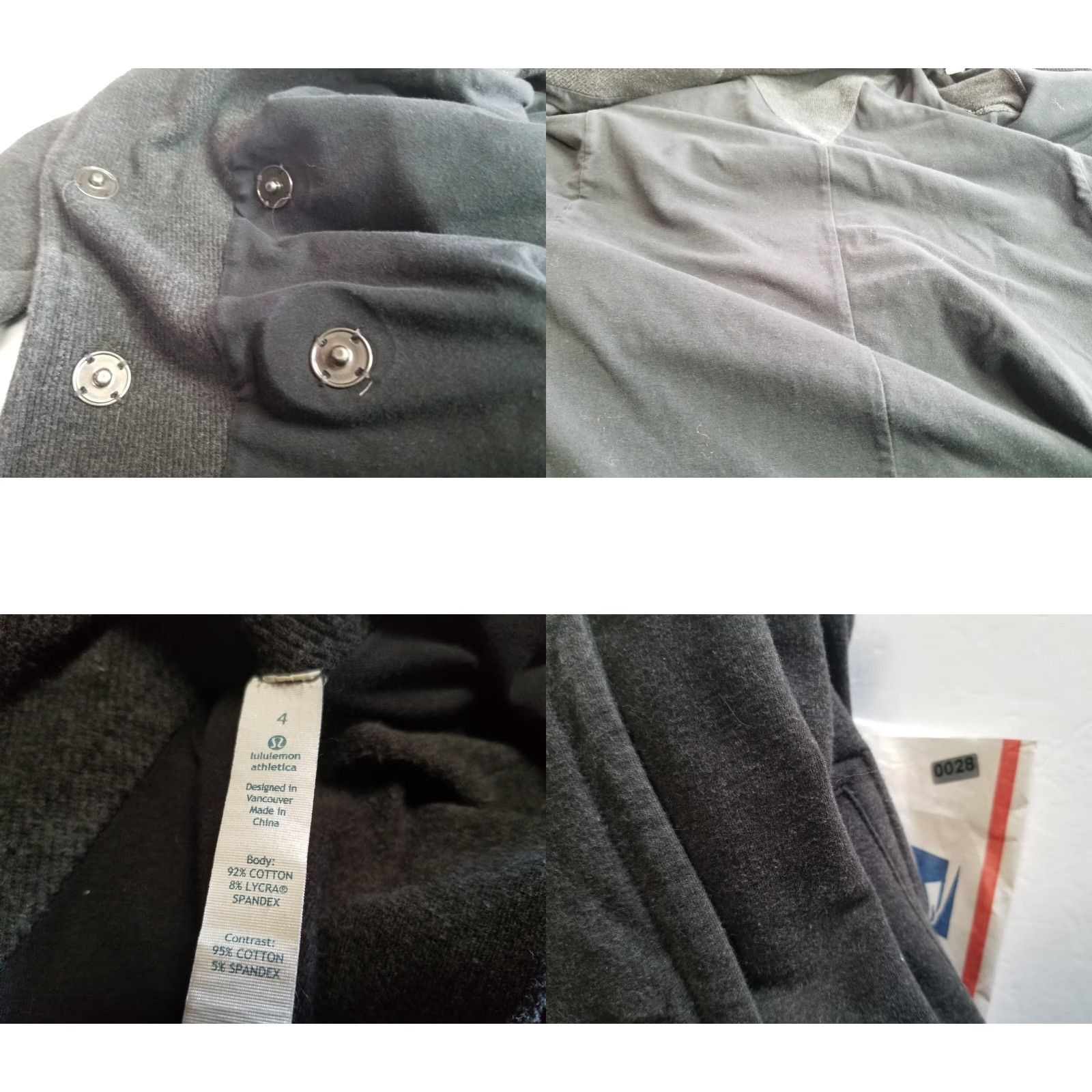 Lululemon Lululemon Cozy Cuddle Up Sweatshirt Jacket Asymmetrical Zip Gray Women’s Size 4 Size S / US 4 / IT 40 - 9 Thumbnail