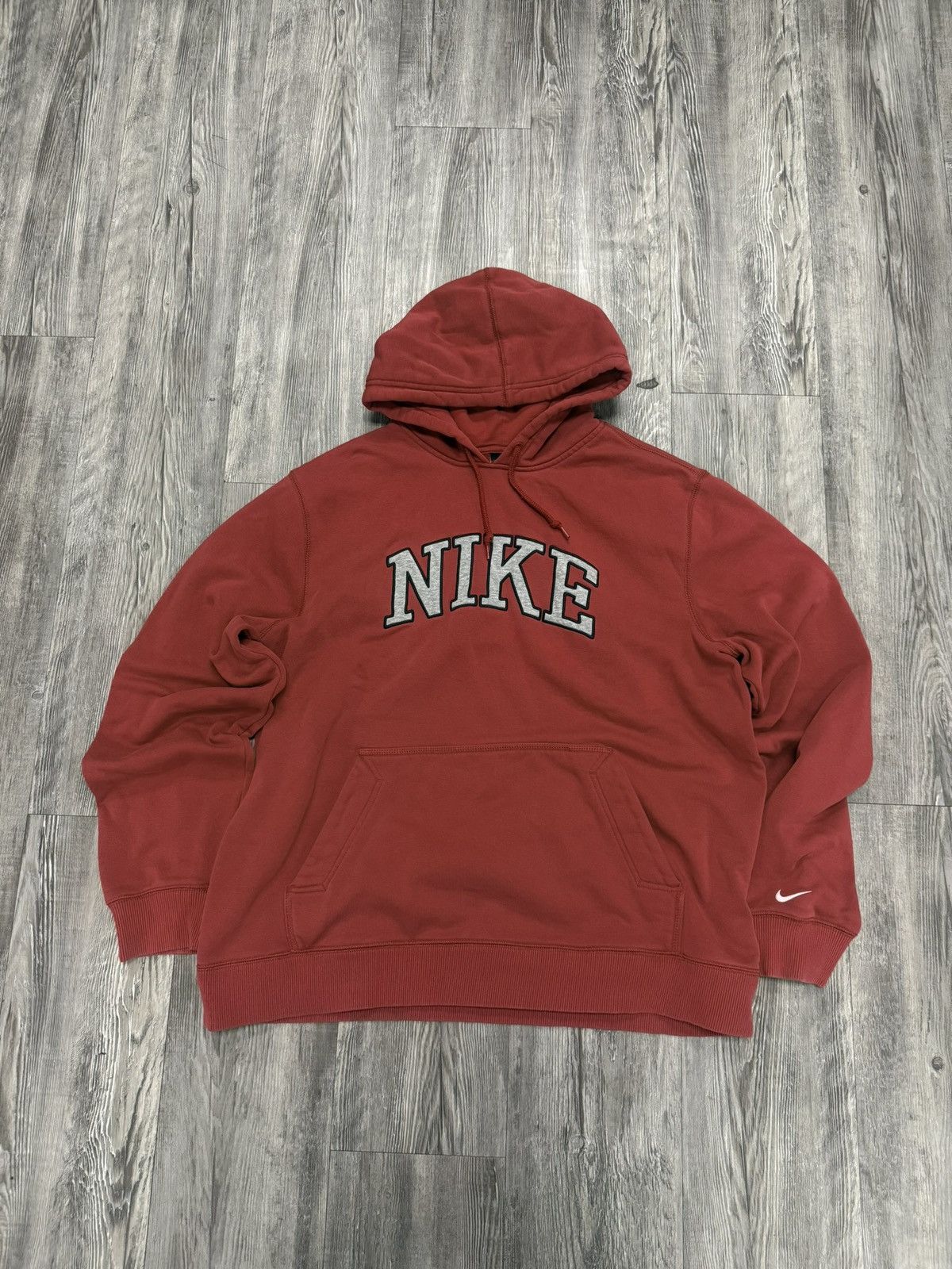 Nike Embroidered Nike Hoodie Size US XL / EU 56 / 4 - 1 Thumbnail