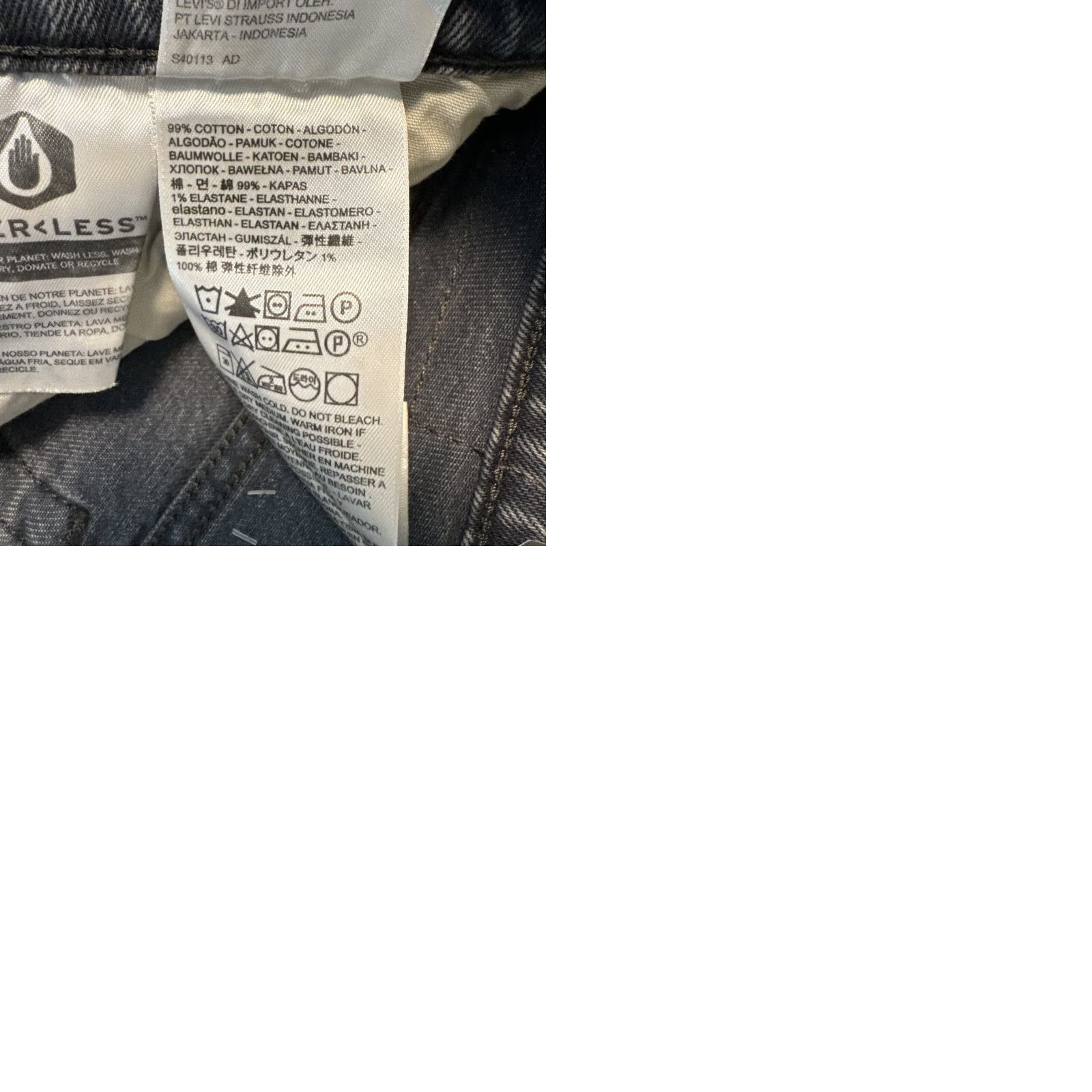 Levi's Levi's 501 Skinny High Rise Button Fly Jeans Womens 27x28 Faded Black Gray Size 27" / US 4 / IT 40 - 10 Thumbnail