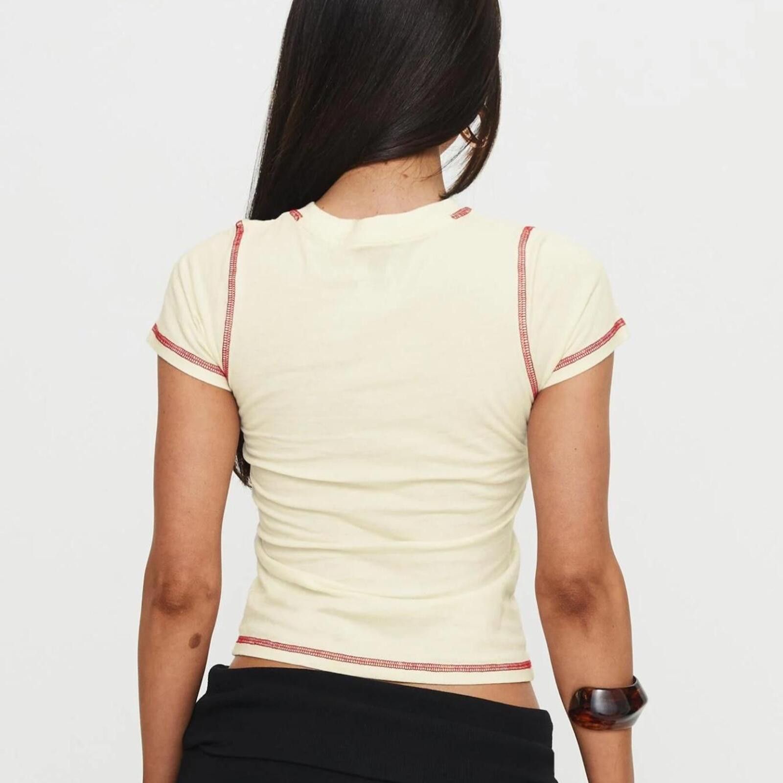 Other Princess Polly Buon Appetito Top Cream Size XS / US 0-2 / IT 36-38 - 5 Thumbnail