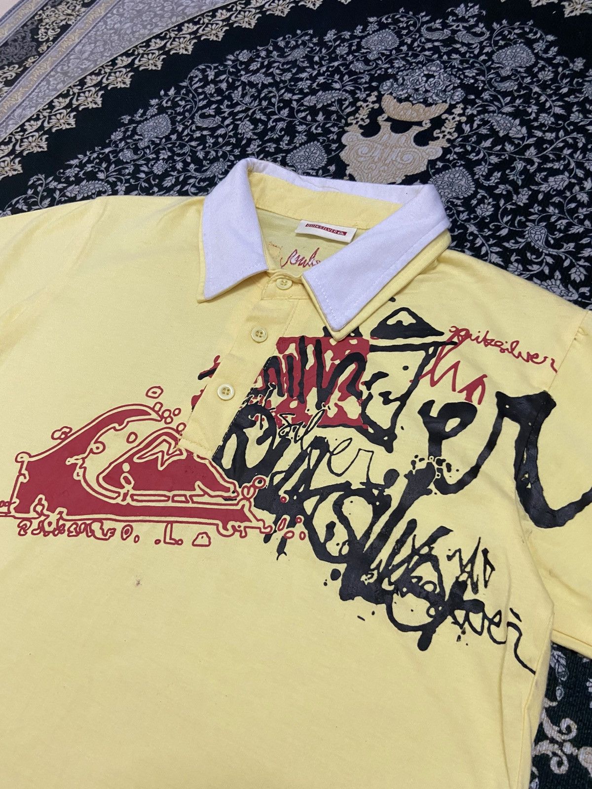 Quiksilver Vtg Quiksilver Y2K style Polo Shirt Size US M / EU 48-50 / 2 - 5 Thumbnail