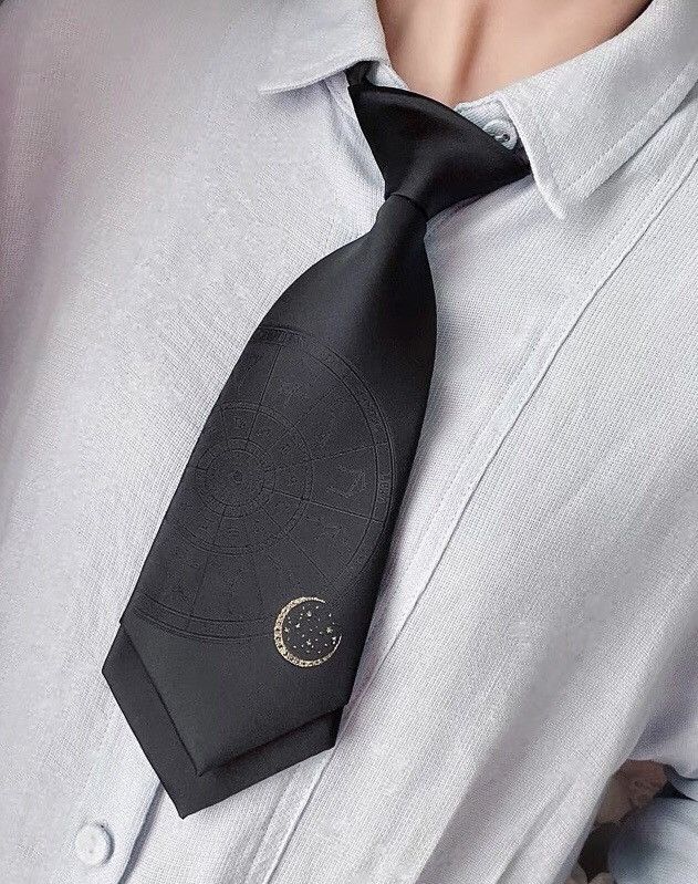 Japanese Brand × The Tie Bar Outdoor fashion twelve constellations short neck tie Size ONE SIZE - 1 Thumbnail