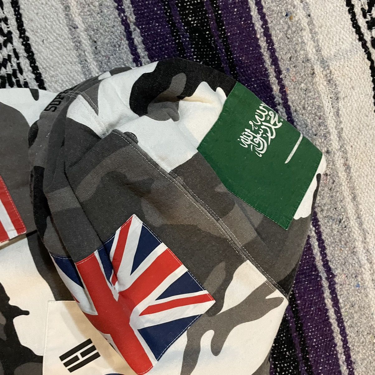 Supreme Supreme Camo Flags Hooded Sweatshirt Size M Size US M / EU 48-50 / 2 - 8 Thumbnail