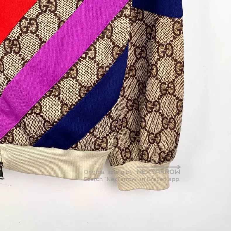 Gucci Gucci Colour block striped logo jacquard full print cotton Size US XS / EU 42 / 0 - 4 Thumbnail