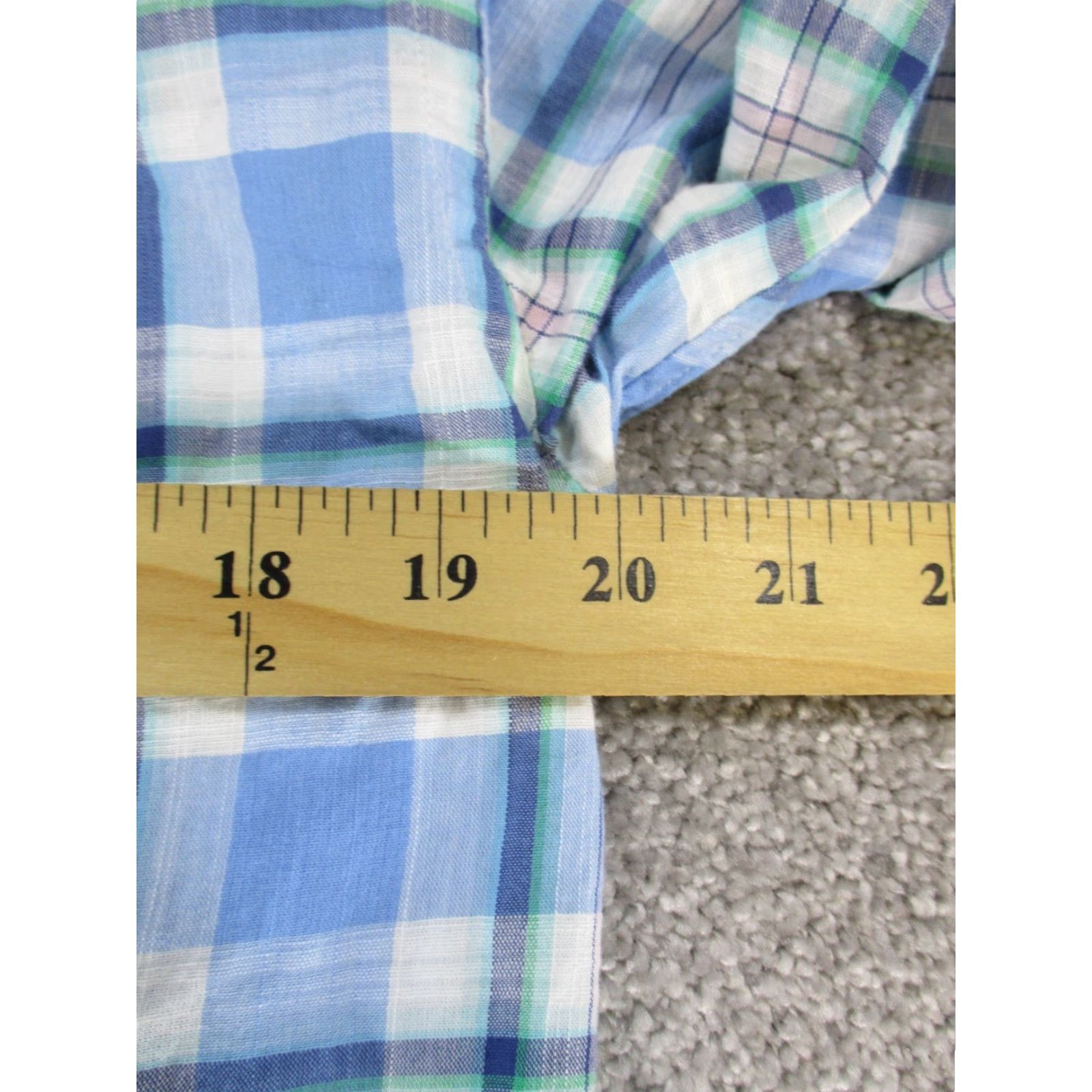 Vineyard Vines VINTAGE Vineyard Vines Whale Shirt Mens Small Plaid Button-Down Shirt Adult Small Blue White Cotton Slim Fit Mens Size US S / EU 44-46 / 1 - 5 Thumbnail
